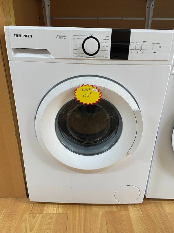 Lave linge hublot neuf