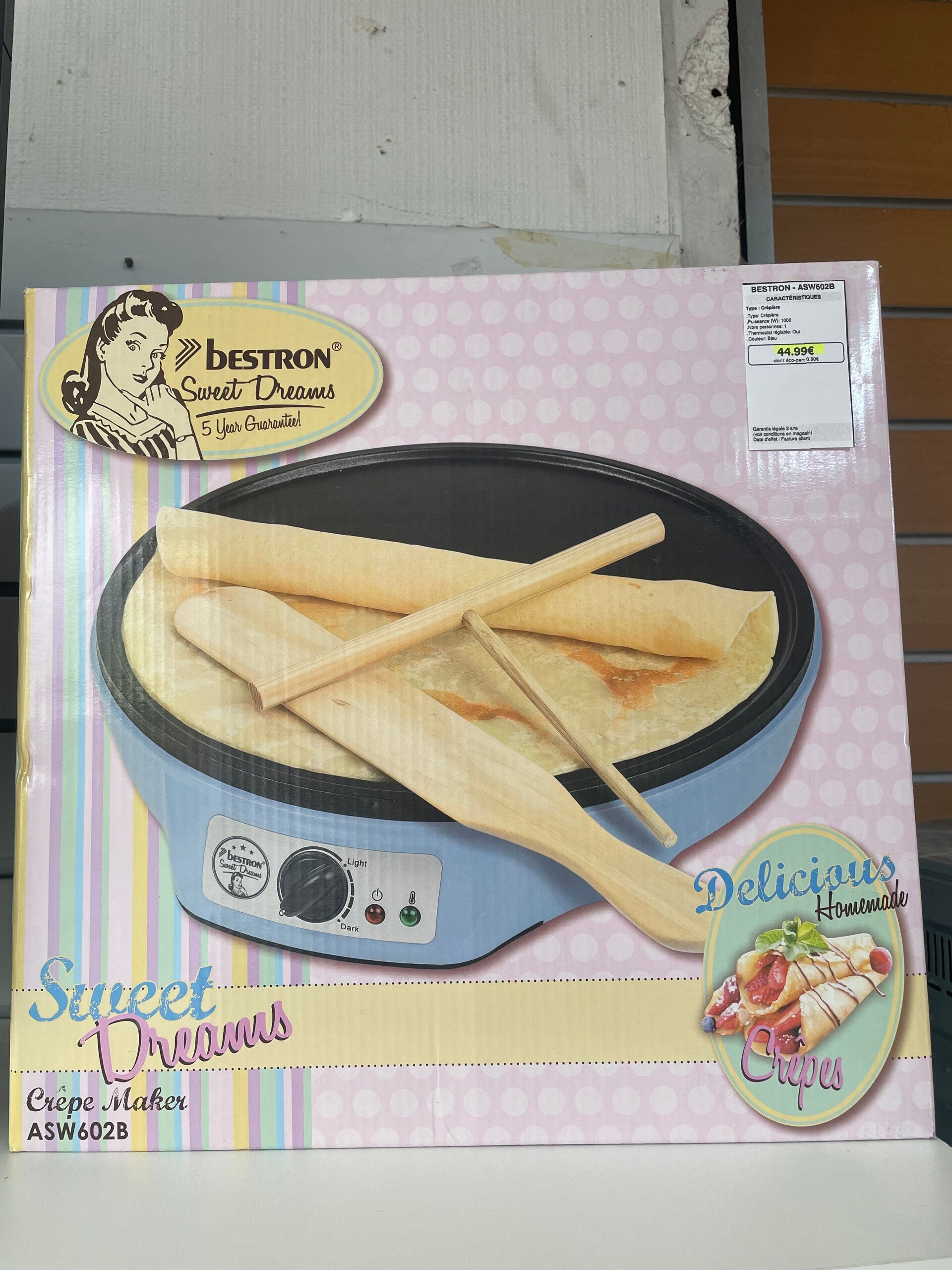 Crêpières bestron neuf
