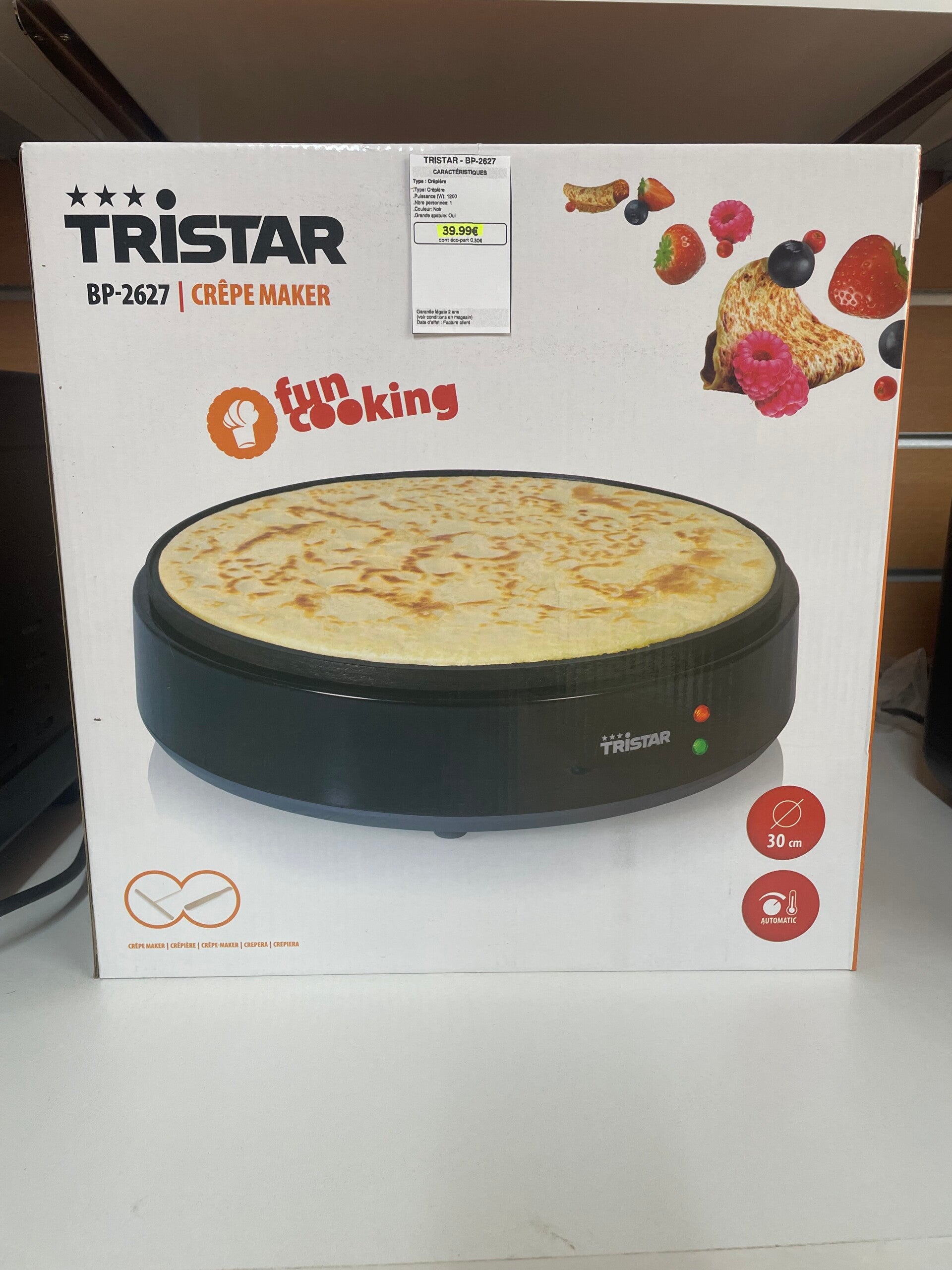 Crêpières tristar neuf