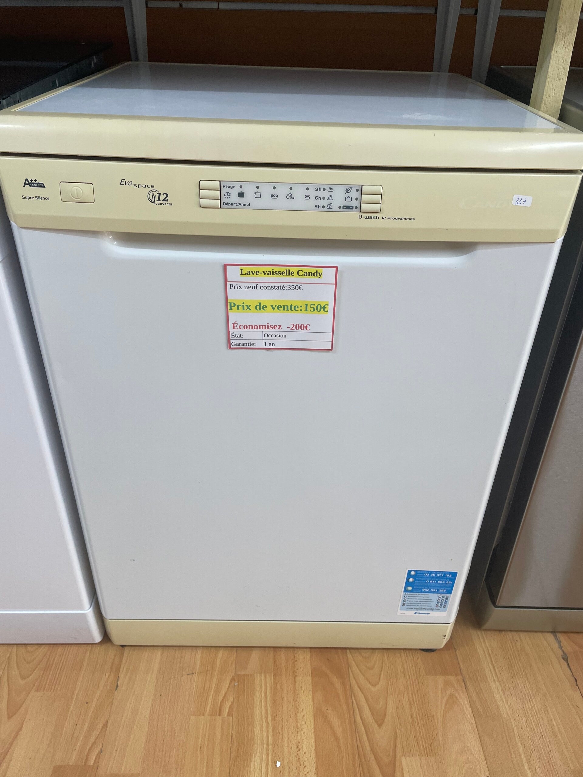 Lave vaisselle Candy