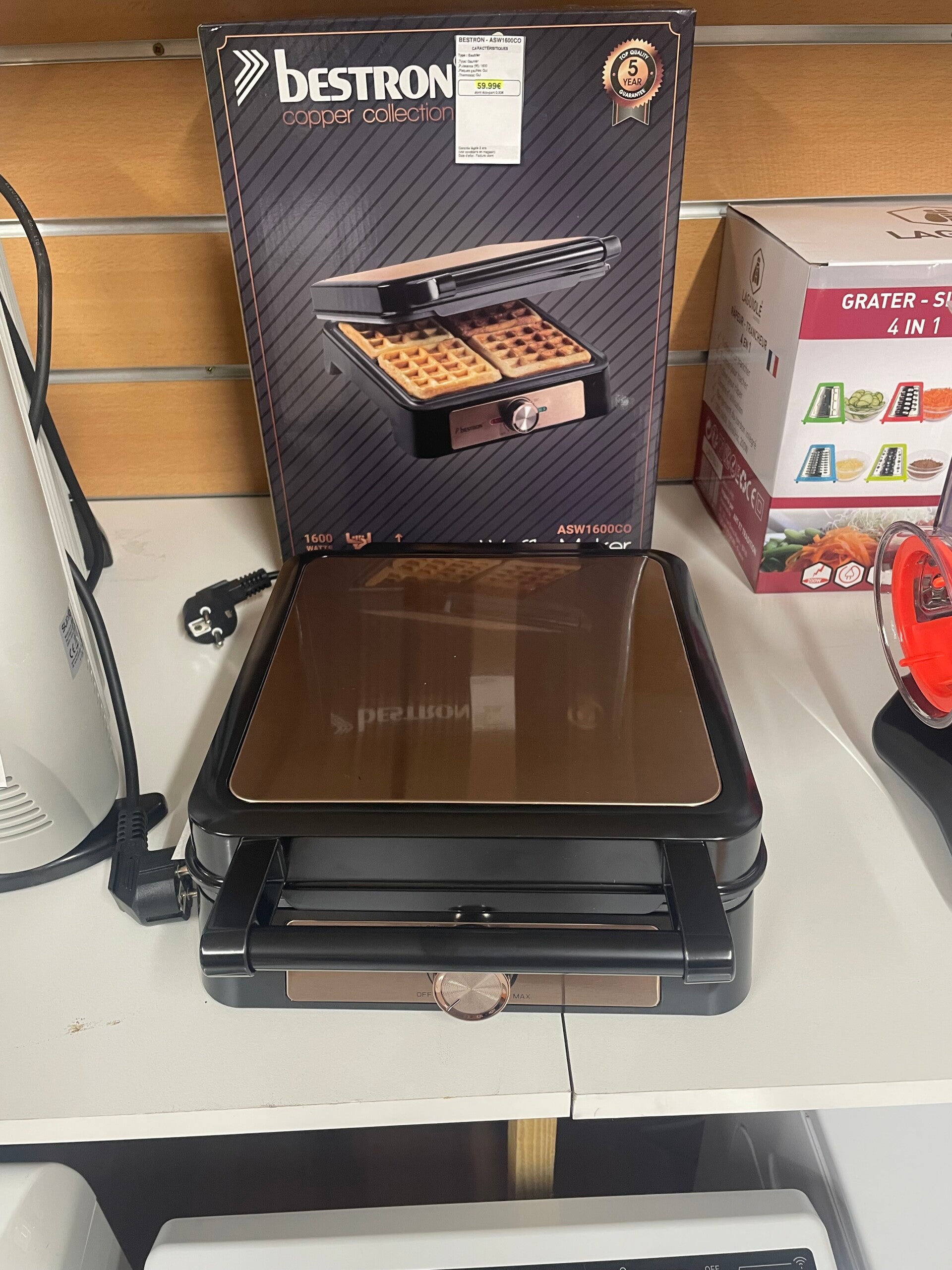Appareil à gaufre bestron neuf