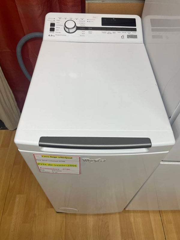 Lave linge top Whirlpool