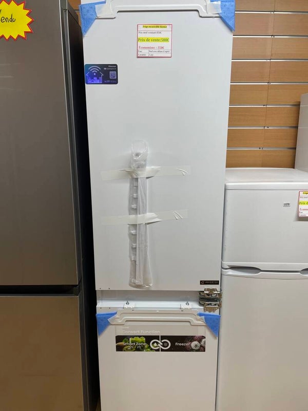 Frigo congélateur encastrable hisense