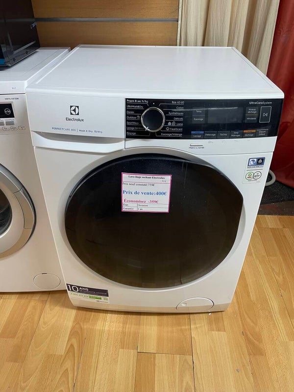 Lave linge séchant electrolux