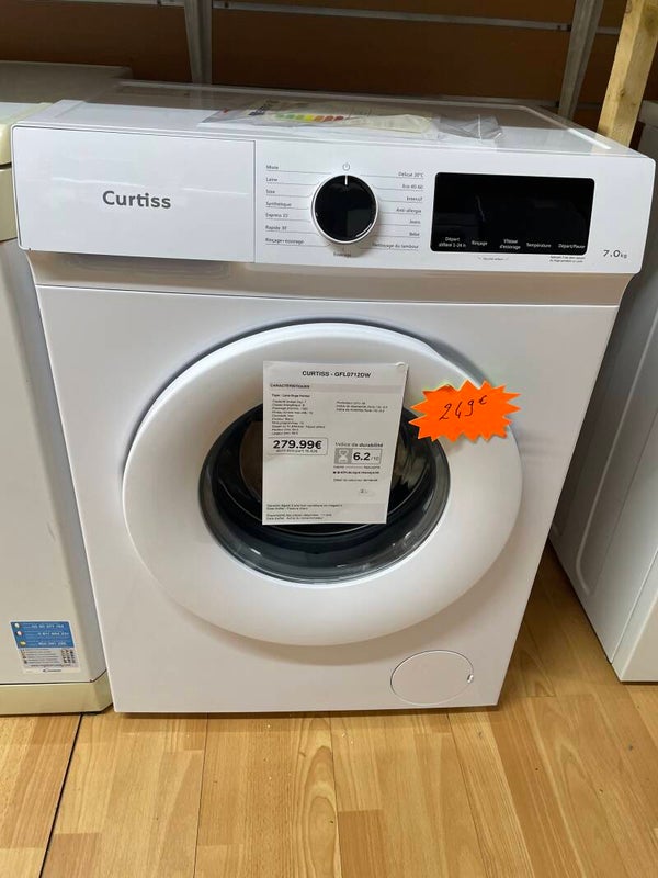 Lave linge Curtiss neuf