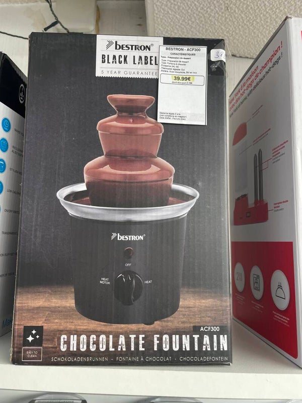 Fontaine à chocolat neuf