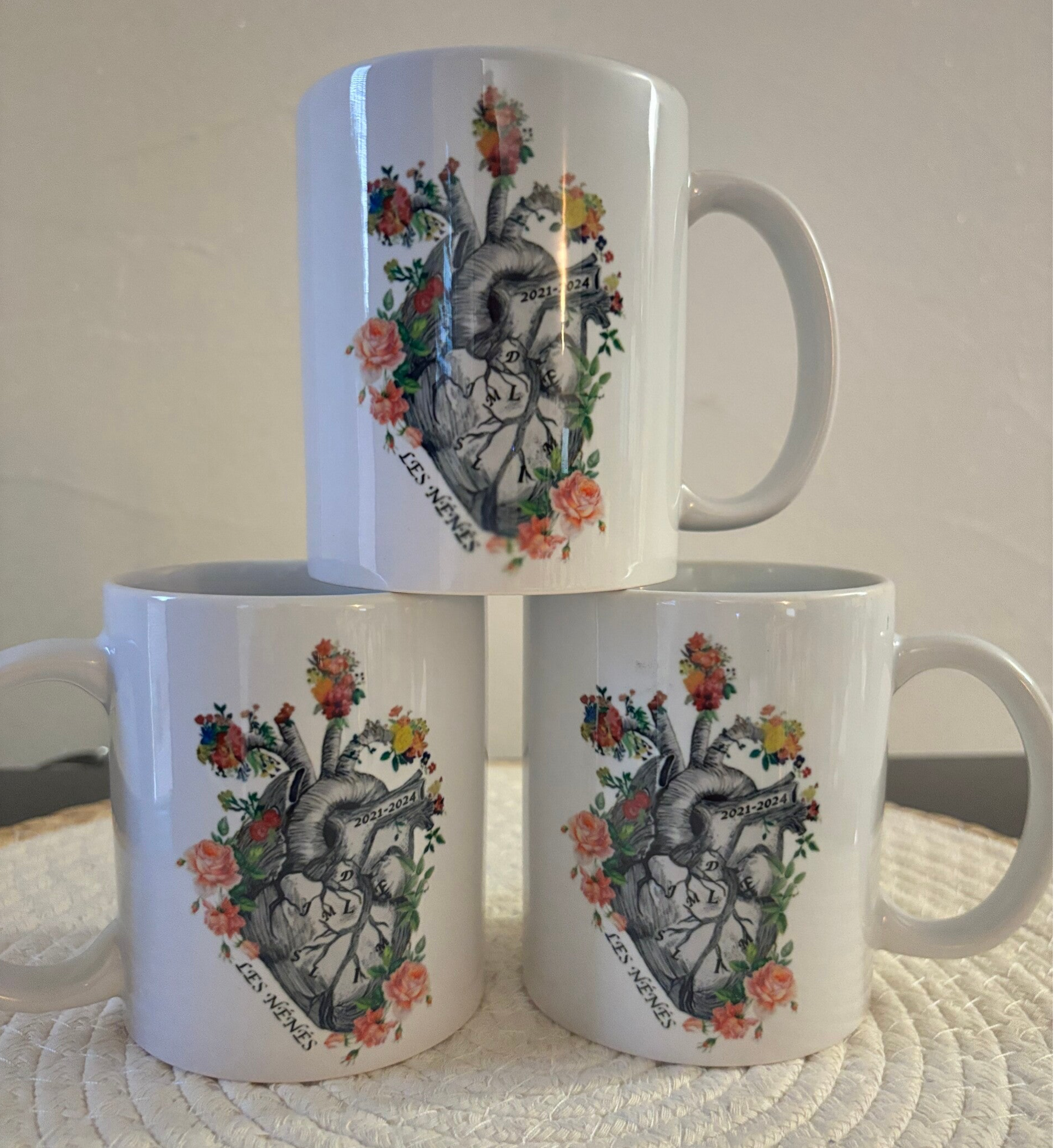 Mug Blanc Personnalisable Par Sublimation - Fait Main, Céramique, Pour Création Perso
