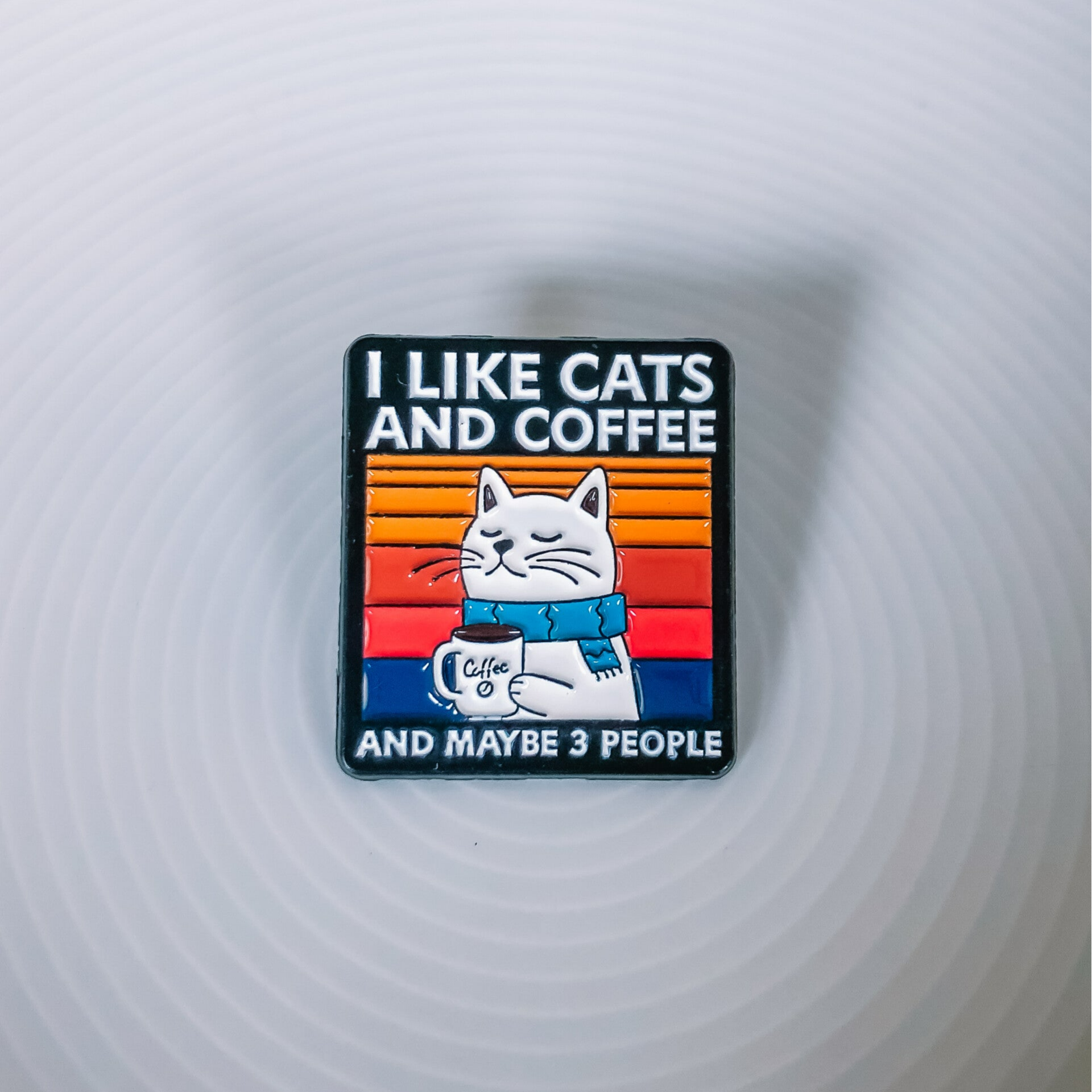 Pin Cats & Coffee