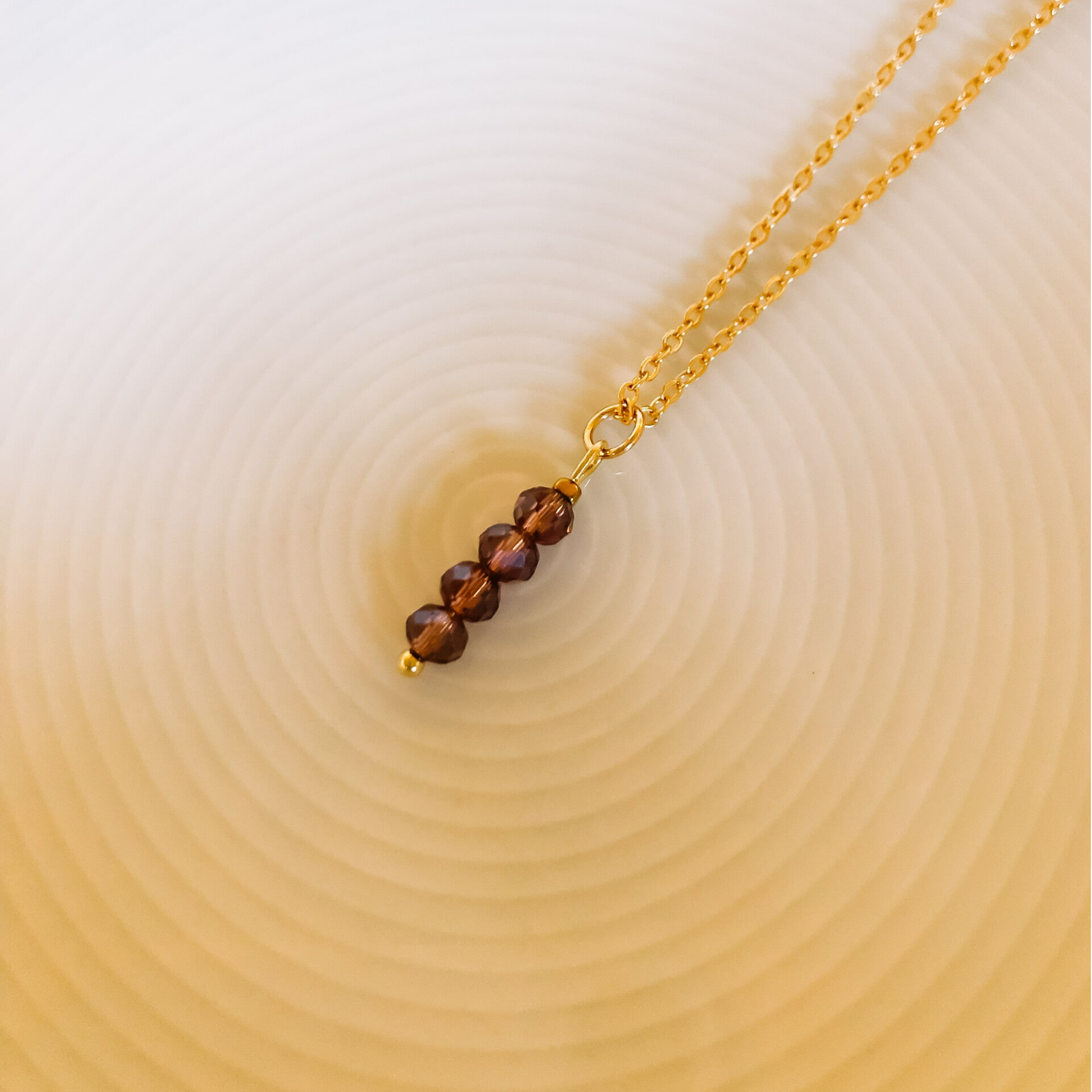 Zuid-Afrika Aubergine ketting