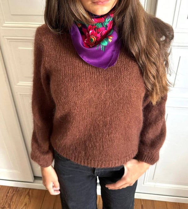 Pull Brigitte Marron