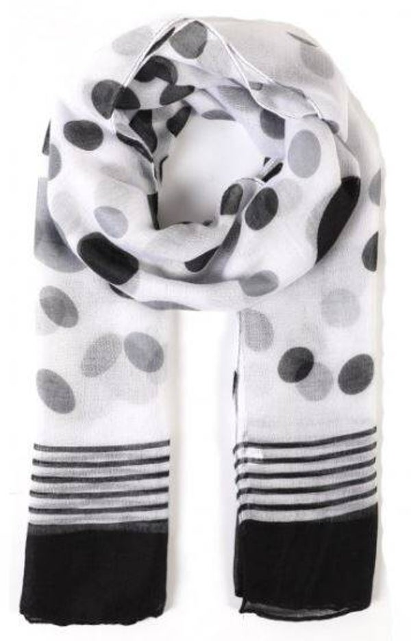 Sjaal met stippen