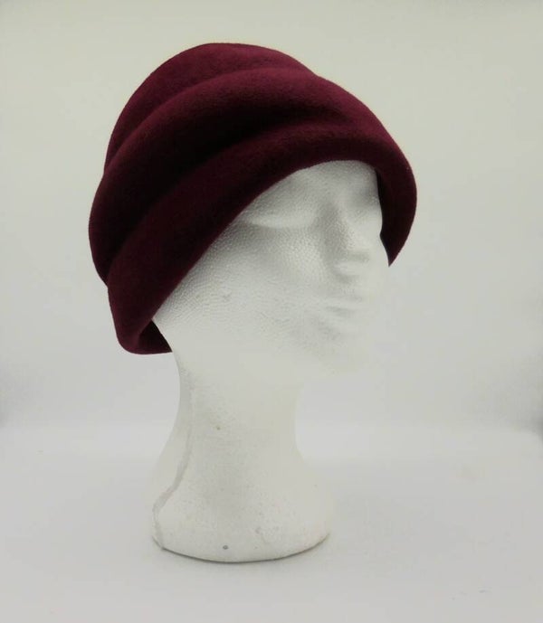 Dopje turban bordeauxrood