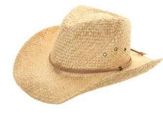 Cowboyhoed van stro