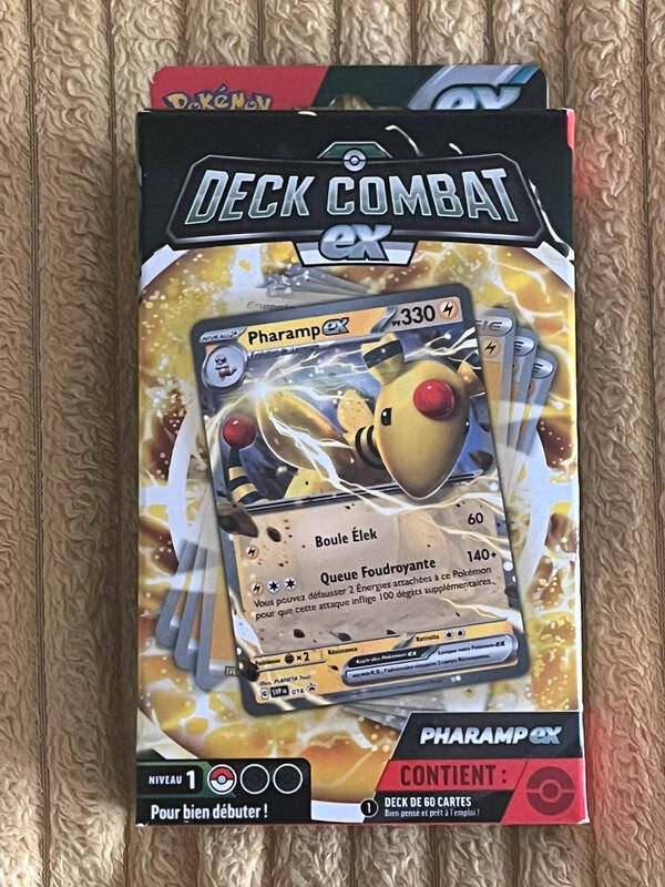 Deck de Combat Pokemon Jcc EX Pharamp Neuf et scellé version Française