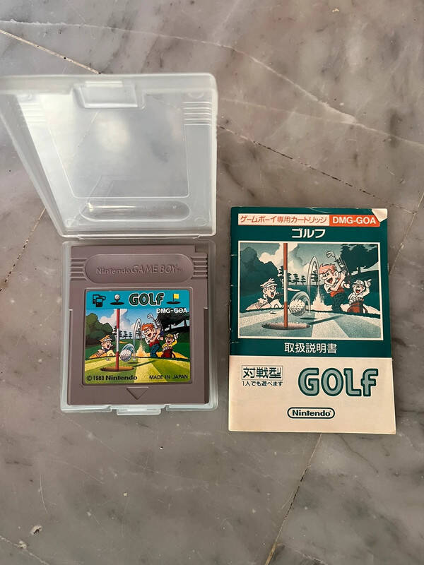 Golf Nintendo Game boy cartouche avec notice version jap