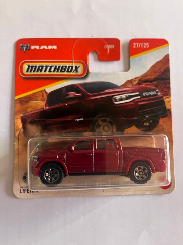 RAM 1500 Rev 2025 Matchbox miniature métal Diecast Neuf blister