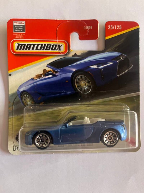 Lexus LC 500 2021 Matchbox miniature métal Diecast Neuf Blister
