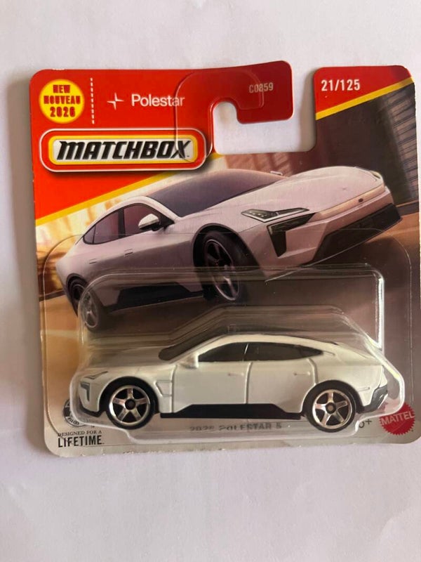Polestar 5 2025 Matchbox miniature métal Diecast Neuf blister