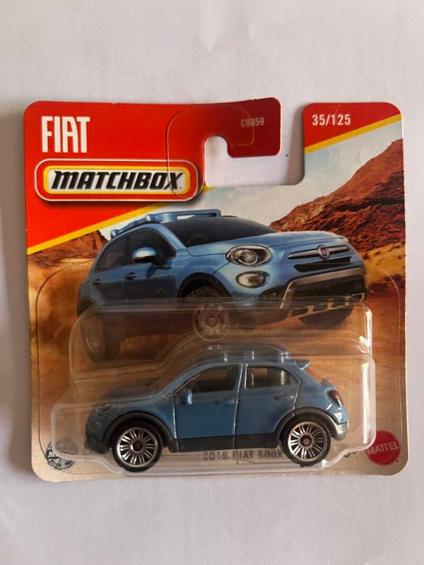 Fiat 500X 2016 Matchbox miniature métal Diecast Neuf blister
