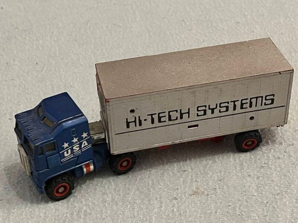 MC Toy Gobots Transformers Truck avec remorque USA Hi-tech Systems Metal Diecast 1980’
