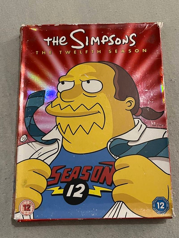 Coffret édition limitée Les Simpsons saison 12 Dvd version US zone 1