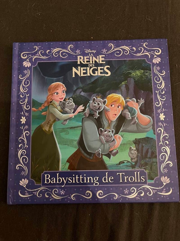 Livre Bd Reine Des Neiges Babysitting De Trolls Disney Hachette 2015