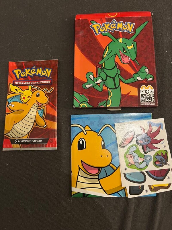 Pokémon Booster Mc Donalds 2024 Pack Rayquaza Scellé