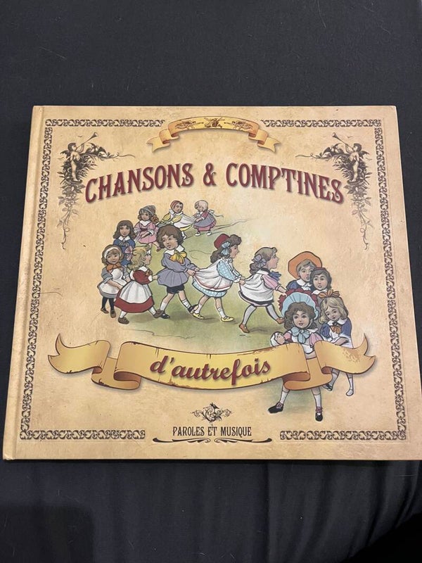 Livre Album Chansons Comptines D’autrefois Éditions Atlas 2010.
