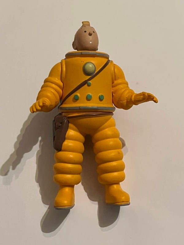 Tintin astronaute Figurine PVC Moulinsart Hergé 10cm