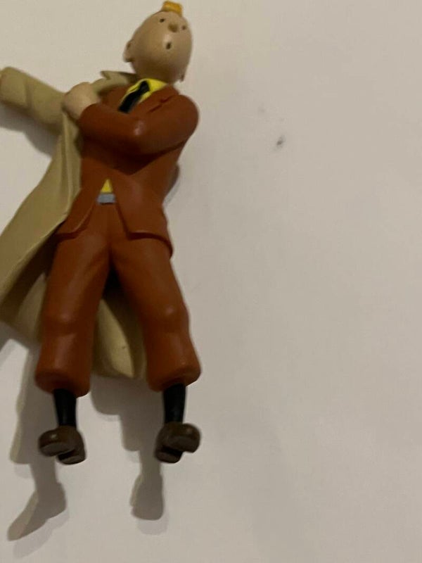 Tintin le Reporter Figurine PVC originale Moulinsart Hergé 10cm