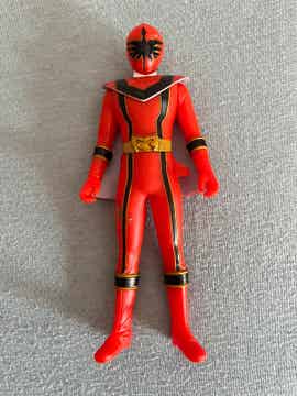 Figurine vinyle Legend Sentai Power Rangers Magiranger Red 17cm Bandai 2005