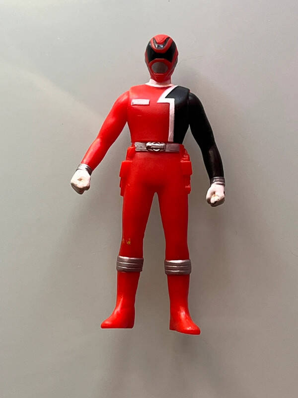 Figurine Pvc Sentai Power Rangers Red 9cm Bandai 2004