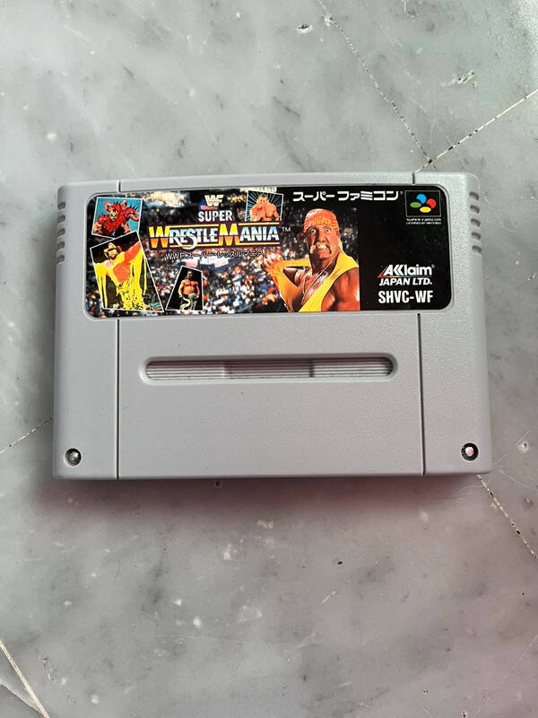 Wwf Super Werstlemania Super Nintendo Famicom SNES version jap