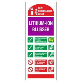 Blusinstructie lithium blusser (8x20mm)