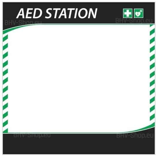 Health Safety Station wandbord