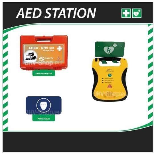 Health Safety Station wandbord excl. AED