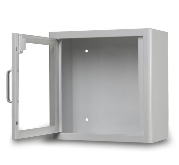 AED binnenkast wit met deuralarm