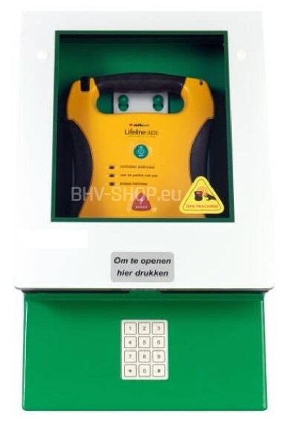 AED buitenkast pincode met monitoring en klimatisering
