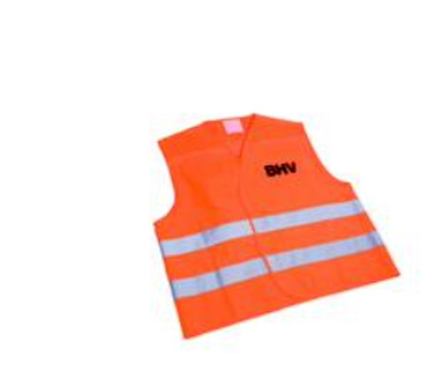 Veiligheidsvest BHV oranje kleur (one-size)