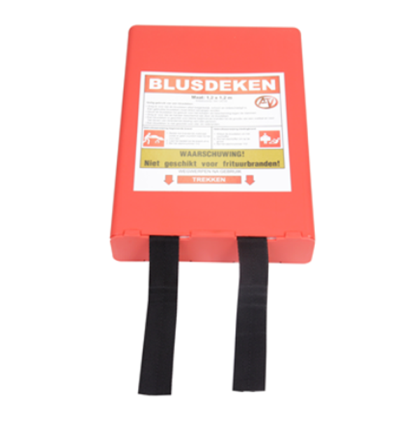Blusdeken 1.20x1.20 mtr (hardbox - enkellaags ongeschikt op vetbrand