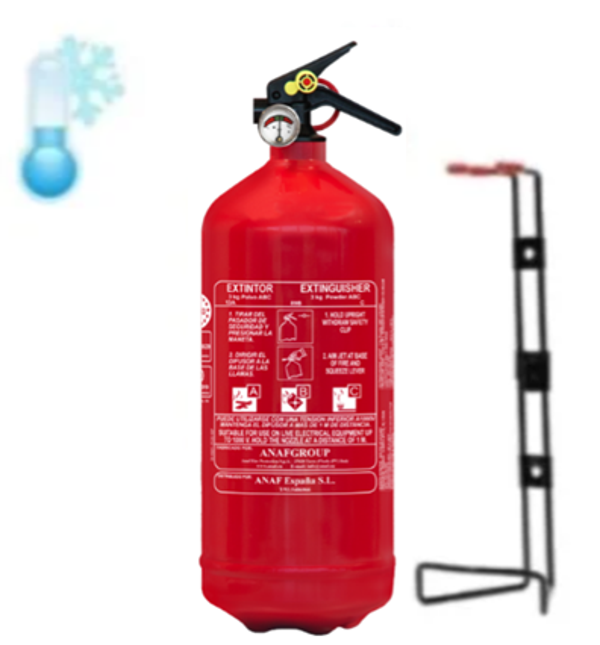 Poederblusser 3-kilo ABC premium