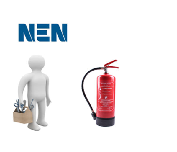 Controle brandblusser