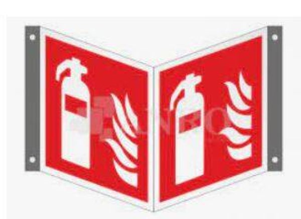 Bord brandblusser 20x20cm (panorama) NEN-EN-ISO7010