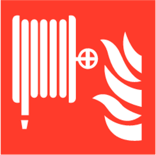 Bord Brandhaspel 20x20cm NEN-EN-ISO7010