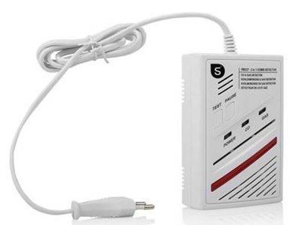 Koolmonoxidemelder en gas combimelder