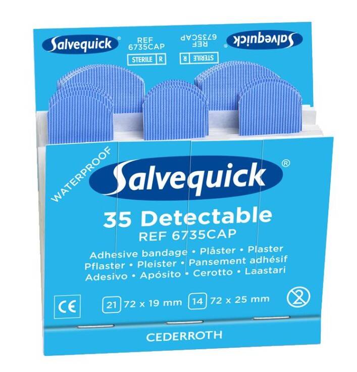 Salvequick 6735 detectable navulling