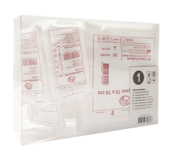 EHBO verbandkoffer Aanbieding navulling module 1