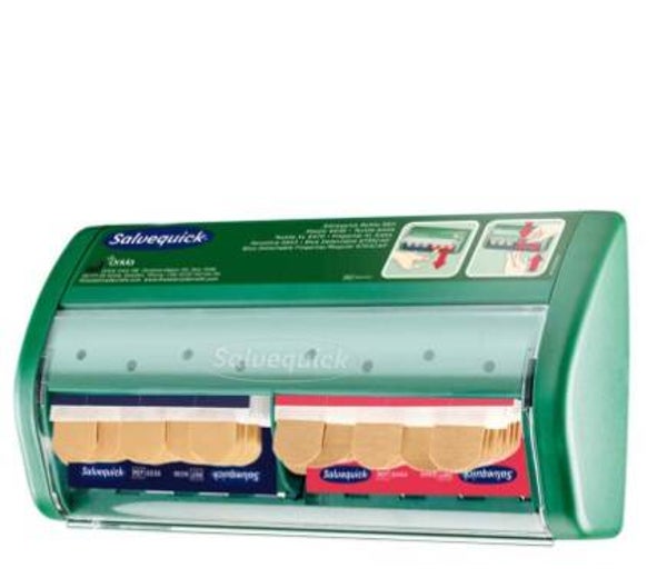 Pleisterdispenser inclusief 40 textiel en 45 plastic pleisters