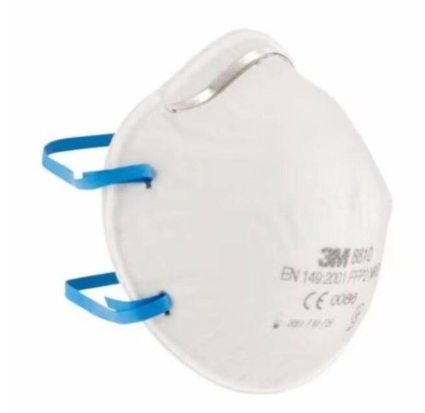 Stofmasker FFP2 3M zonder ventiel 8810 wit
