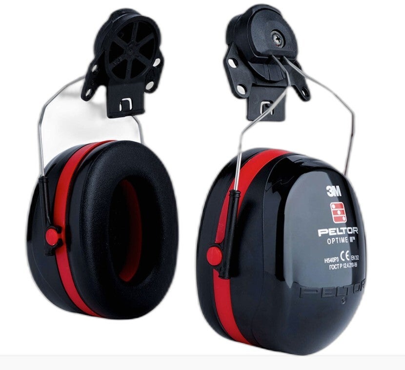 Gehoorkappen 3M zwart helmbevestiging (SNR35)